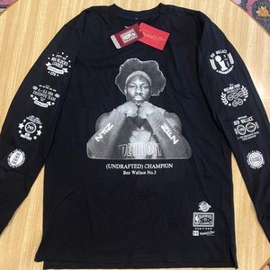 BEN WALLACE WORLD TOUR BLACK LONG SLEEVE T-SHIRT - SIZE LARGE